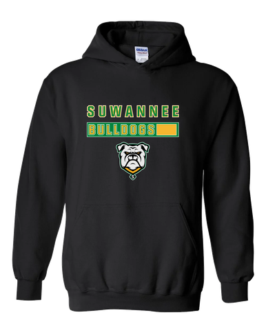 Suwannee Bulldogs Mascot #7 Men's Hoodie