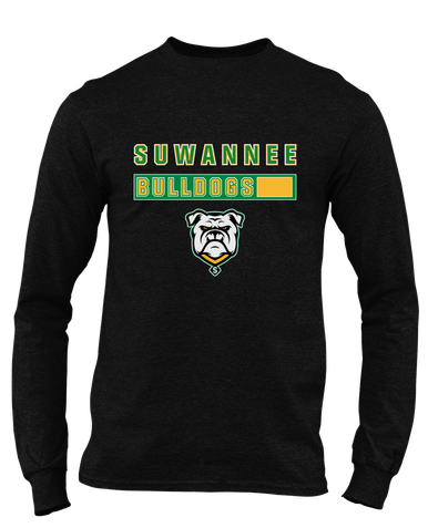 Suwannee Bulldogs Mascot #7 Men's LS T-Shirt