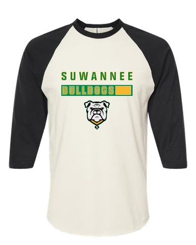 Suwannee Bulldogs Mascot #7 Men's Baseball T-Shirt