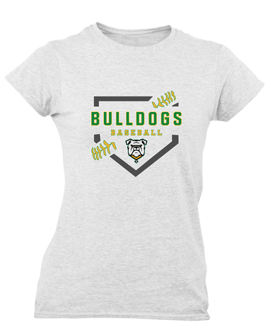 Suwannee Bulldogs Baseball #2 Women's Premium SS T-Shirt