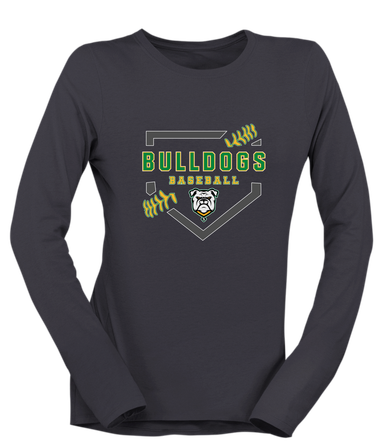 Suwannee Bulldogs Baseball #2 Women's Premium LS T-Shirt