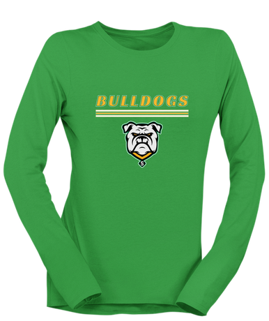 Suwannee Bulldogs Mascot #8 Women's LS T-Shirt