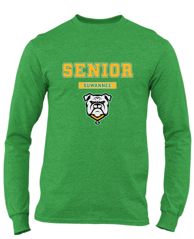 Suwannee Bulldogs Senior #2 Men's LS T-Shirt