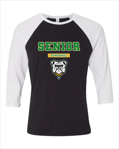 Suwannee Bulldogs Senior #2 Men's Baseball T-Shirt