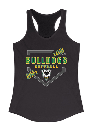 Suwannee Bulldogs Softball #2 Women's Tank Top