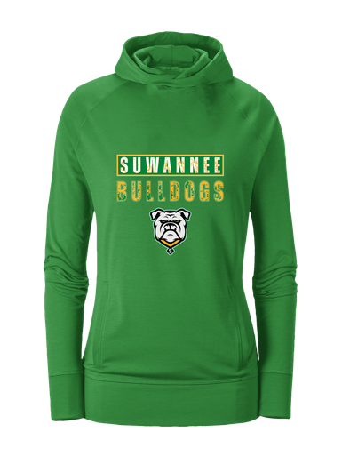 Suwannee Bulldogs Mascot #9 Women's Hoodie
