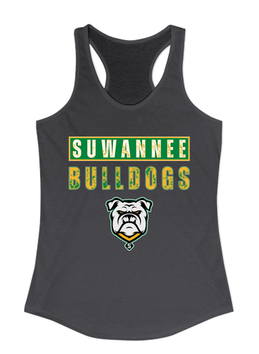Suwannee Bulldogs Mascot #9 Women's Tank Top