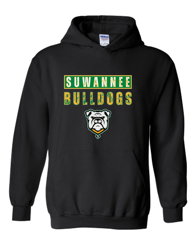 Suwannee Bulldogs Mascot #9 Men's Hoodie