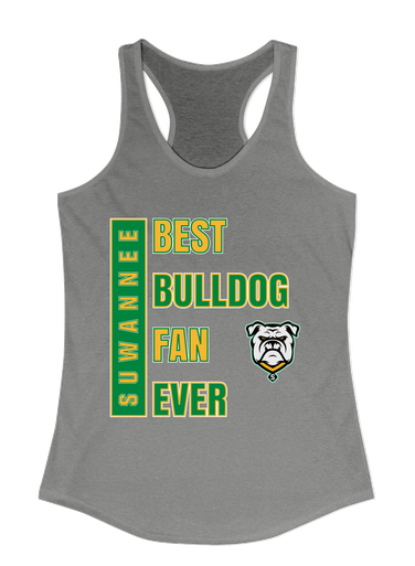 Suwannee Bulldogs Best Bulldog Fan Women's Tank Top