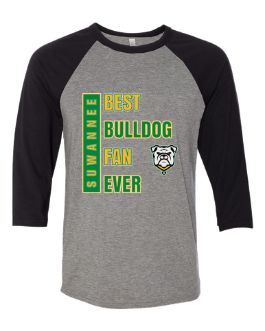 Suwannee Bulldogs Best Bulldog Fan Men's Baseball T-Shirt
