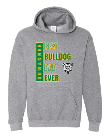 Suwannee Bulldogs Best Bulldog Dad Men's Hoodie
