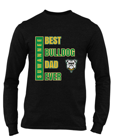 Suwannee Bulldogs Best Bulldog Dad Men's Premium LS T-Shirt