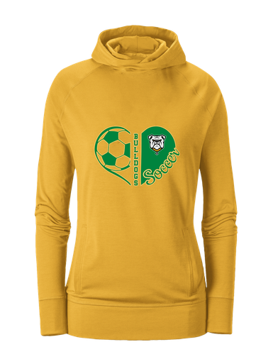 Suwannee Bulldogs Heart Soccer Women's Hoodie