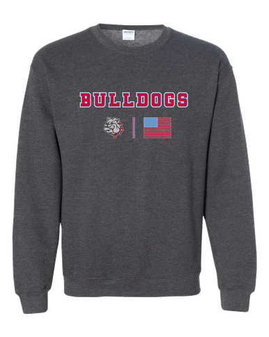 Socorro Bulldogs Team Colors Flag Men's Sweatshirt