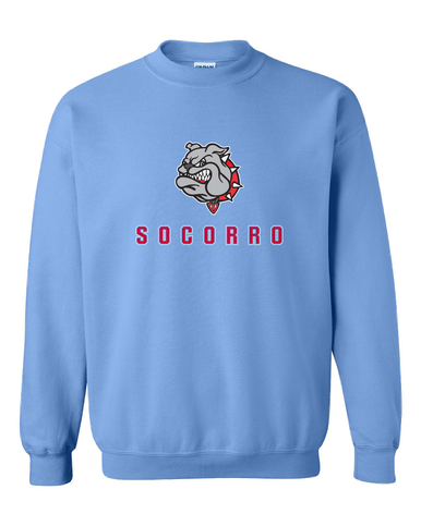 Socorro Bulldogs Mascot #2 Men's Sweatshirt