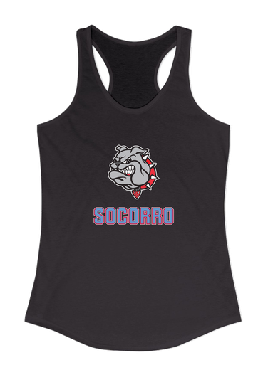 Socorro Bulldogs Mascot #2 Women's Tank Top