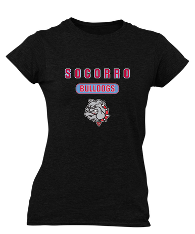 Socorro Bulldogs Mascot #3 Women's SS T-Shirt