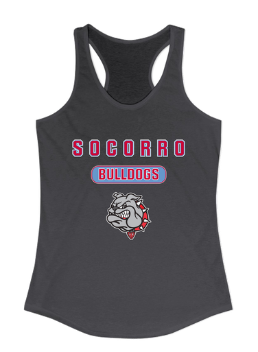 Socorro Bulldogs Mascot #3 Women's Tank Top