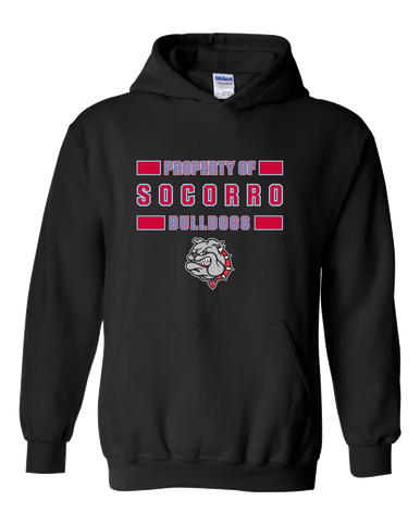 Socorro Bulldogs Property Of Men's Hoodie