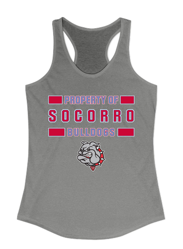 Socorro Bulldogs Property Of Women's Tank Top