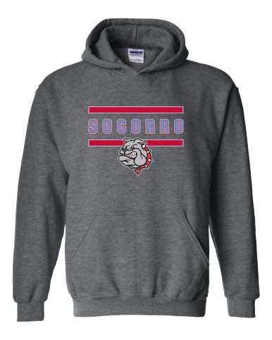 Socorro Bulldogs Mascot #4 Men's Hoodie