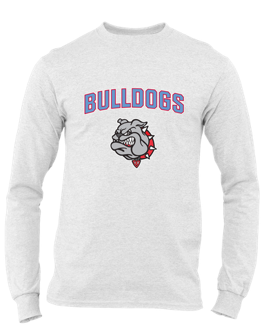 Socorro Bulldogs Mascot #6 Men's LS T-Shirt