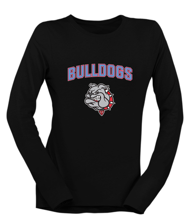 Socorro Bulldogs Mascot #6 Women's Premium LS T-Shirt