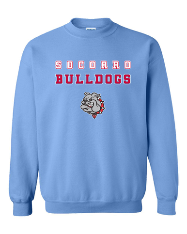 Socorro Bulldogs Spirit Men's Sweatshirt