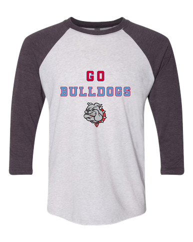 Socorro Bulldogs Go Team Men's Baseball T-Shirt