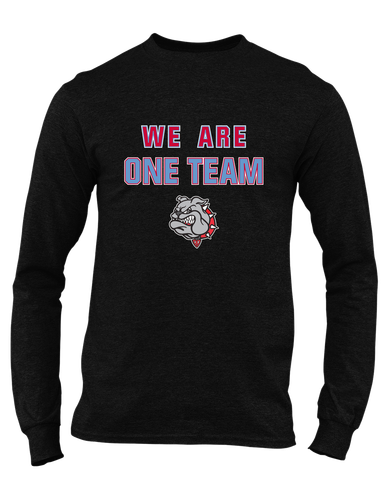 Socorro Bulldogs We Are One Team Men's LS T-Shirt