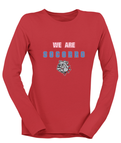 Socorro Bulldogs We Are Women's Premium LS T-Shirt