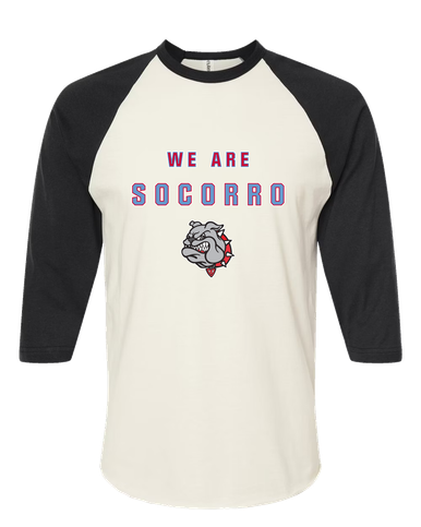 Socorro Bulldogs We Are Men's Baseball T-Shirt
