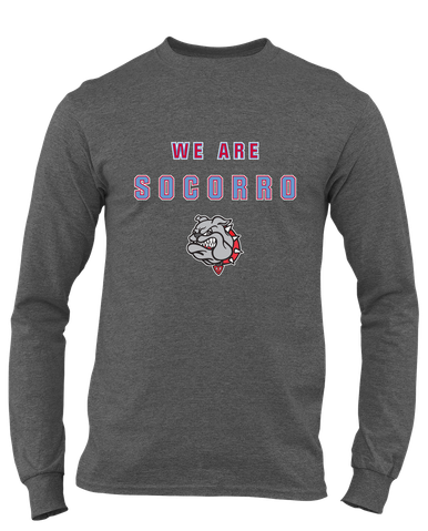 Socorro Bulldogs We Are Men's LS T-Shirt