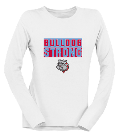 Socorro Bulldogs Strong #1 Women's LS T-Shirt