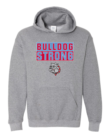 Socorro Bulldogs Strong #1 Men's Hoodie