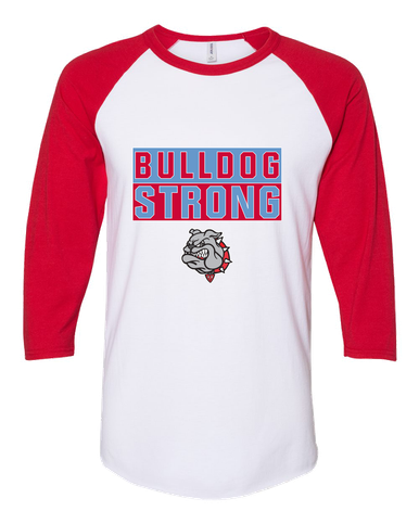 Socorro Bulldogs Strong #1 Men's Baseball T-Shirt