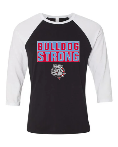 Socorro Bulldogs Strong #1 Women's Baseball T-Shirt