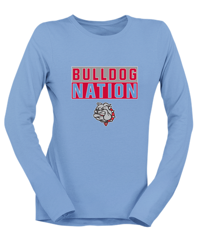 Socorro Bulldogs Nation #1 Women's LS T-Shirt
