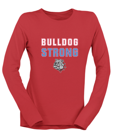 Socorro Bulldogs Strong #2 Women's LS T-Shirt