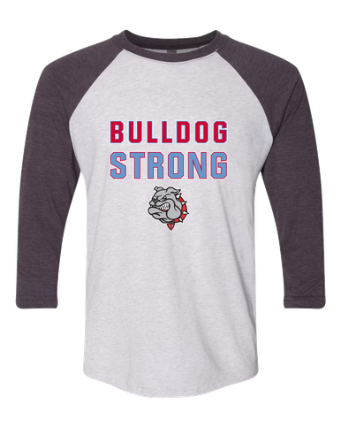Socorro Bulldogs Strong #2 Men's Baseball T-Shirt