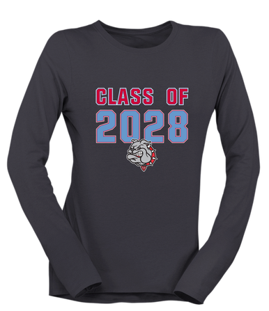 Socorro Bulldogs Class of 2028 Women's Premium LS T-Shirt
