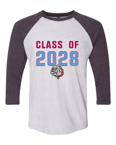 Socorro Bulldogs Class of 2028 Women's Baseball T-Shirt