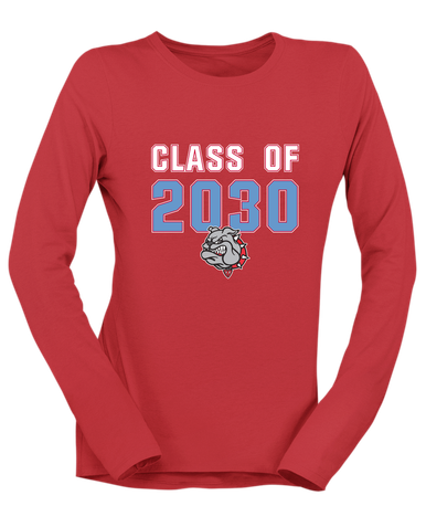 Socorro Bulldogs Class of 2030 Women's LS T-Shirt