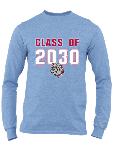Socorro Bulldogs Class of 2030 Men's LS T-Shirt