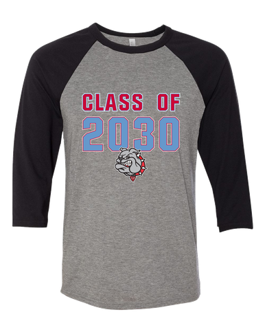 Socorro Bulldogs Class of 2030 Men's Baseball T-Shirt