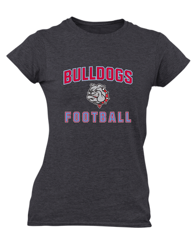 Socorro Bulldogs Football #1 Women's SS T-Shirt