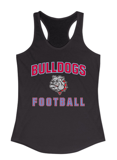 Socorro Bulldogs Football #1 Women's Tank Top