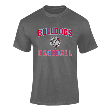 Socorro Bulldogs Baseball #1 Men's SS T-Shirt