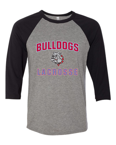 Socorro Bulldogs Lacrosse Women's Baseball T-Shirt