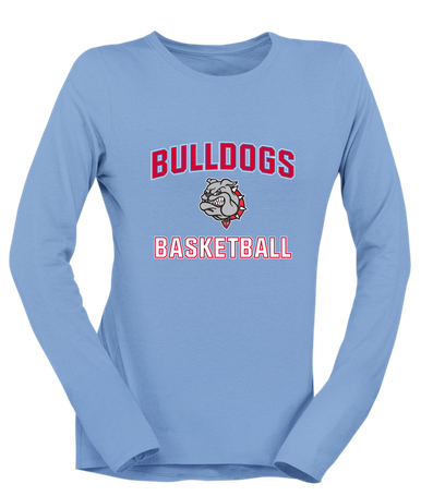 Socorro Bulldogs Basketball #1 Women's LS T-Shirt